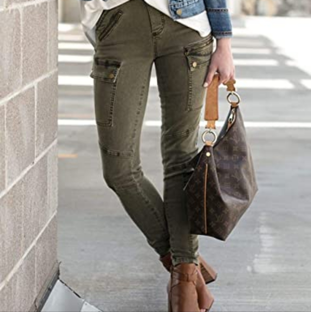 Grace & Lace Olive Cargo Pants
